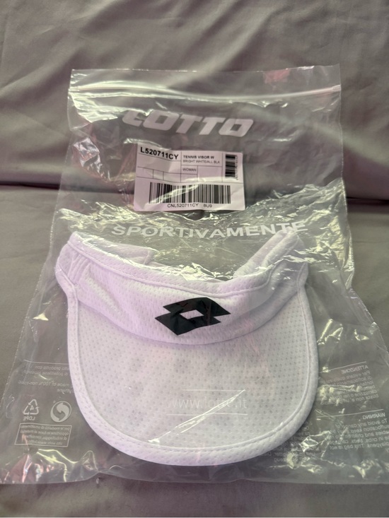 lotto Accessories - Lotto White Tennis Visor Womens One Size NWT